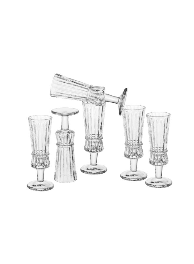 Dania Welcome Juice Glass Set, 12 Pieces, 70ml Capacity – Elegant Glass Glasses for Hospitality, Receptions, and Parties 🥂 - Image 5